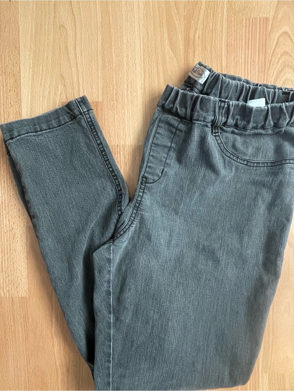 Northern Reflections Gray Denim Stretch Waist Pants Jeans